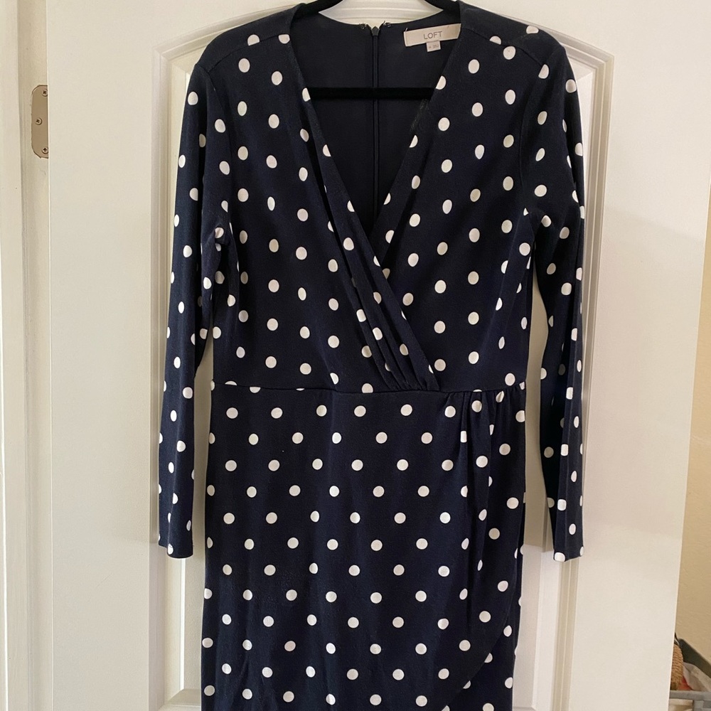 Polka Dot knee length dress